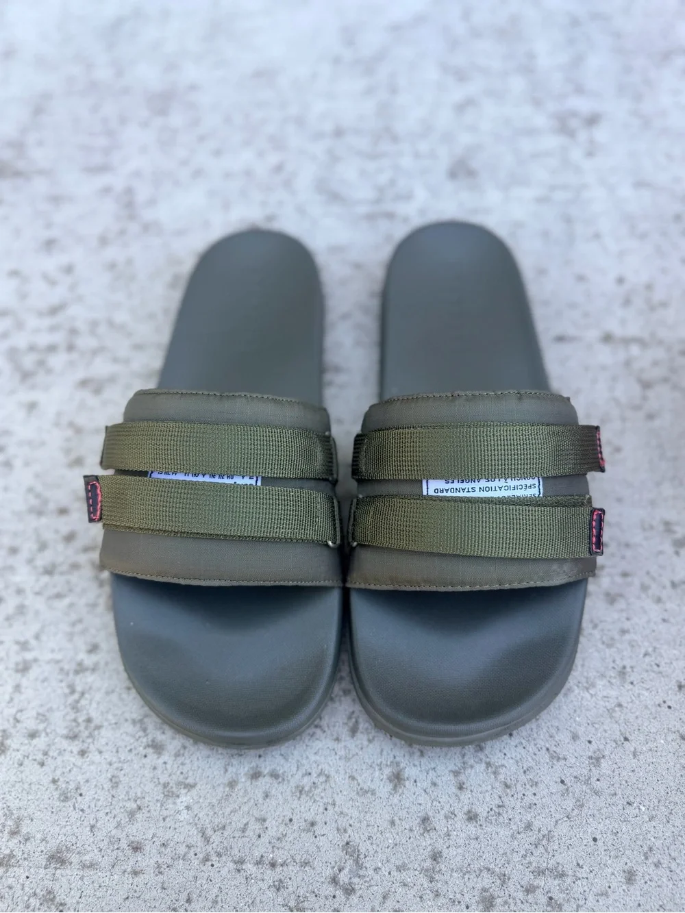 STANDARD Men's Olive Green Slide Sandals